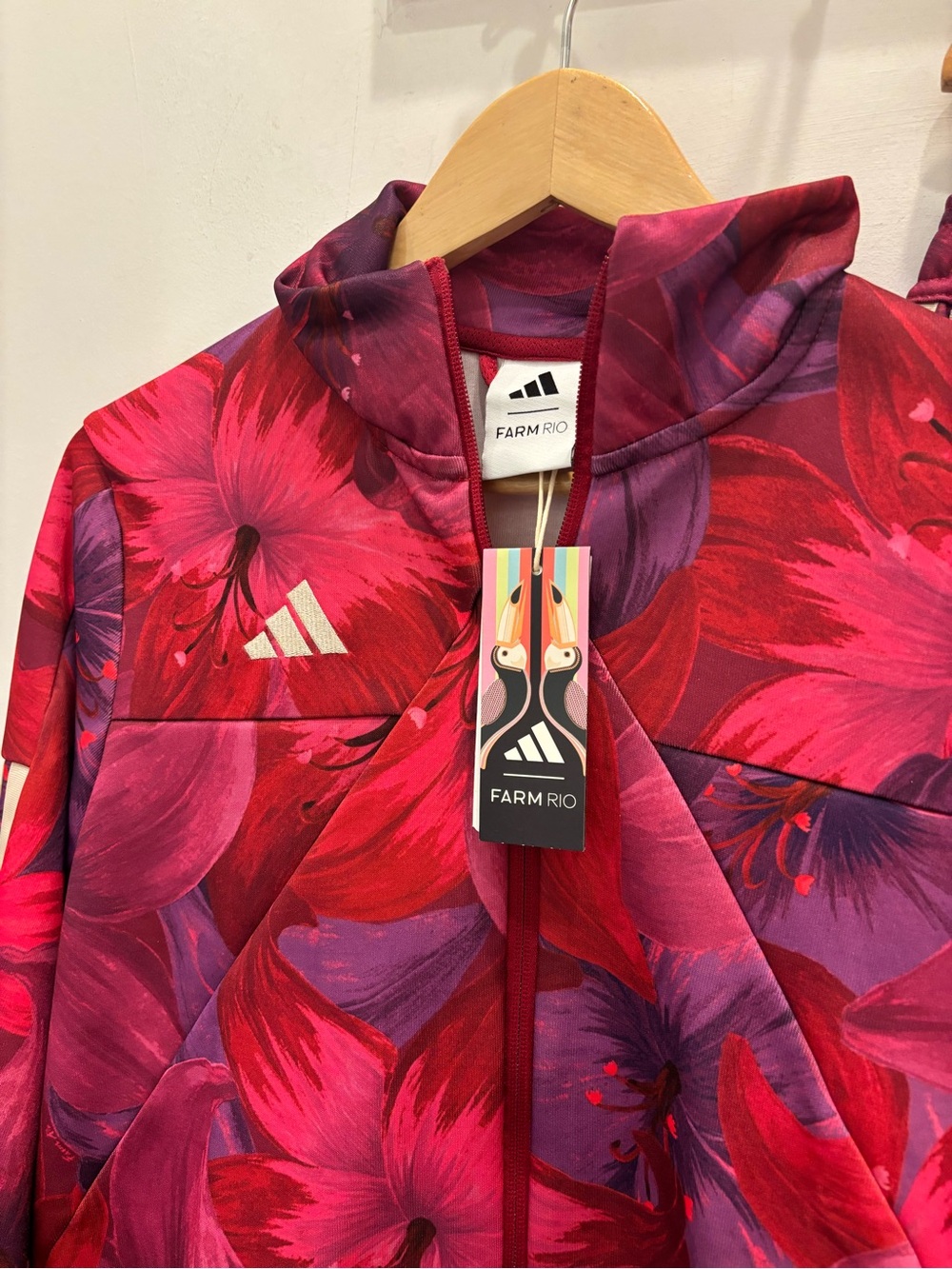 FARM Rio Adidas Tracksuit Set - Red & Purple - Picture 2 of 5